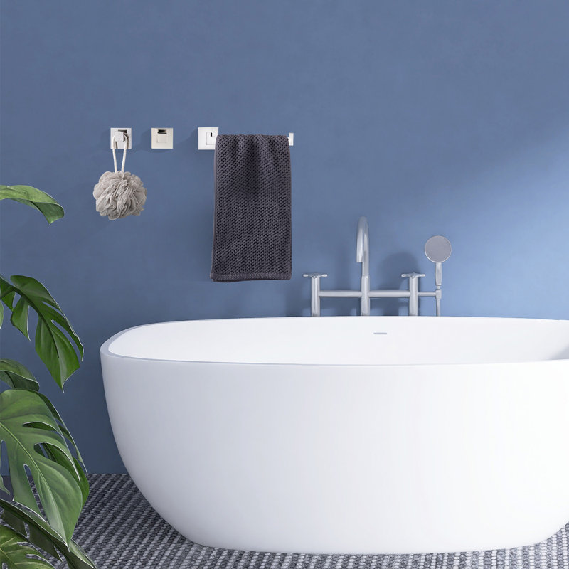 9 - Piece Bathroom Hardware Set, Chrome