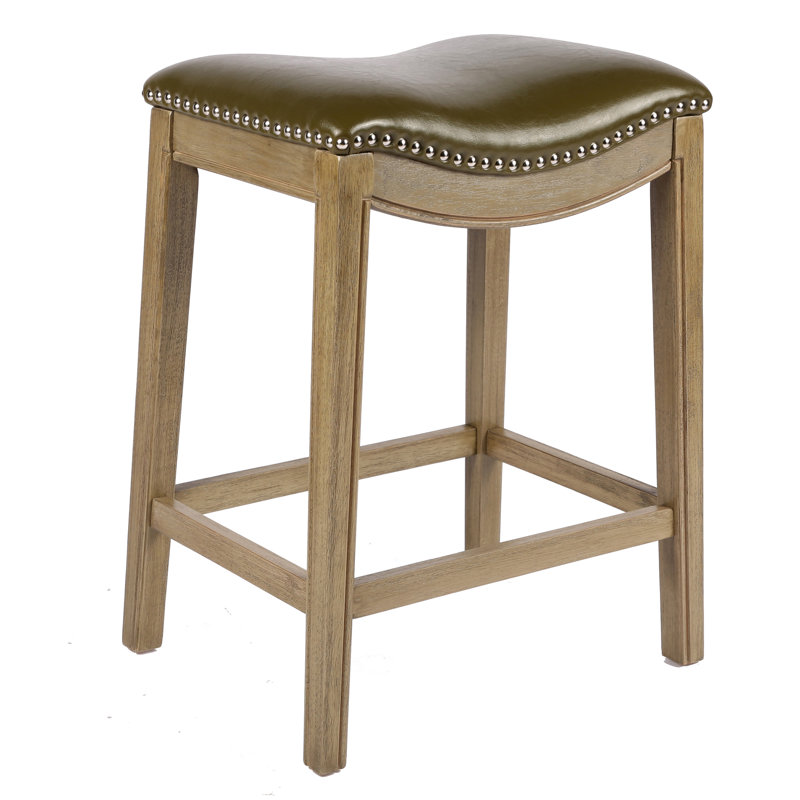 Tabouret de bar Arduss, Vert, Tabouret de comptoir (hauteur de l'assise 25,98 po