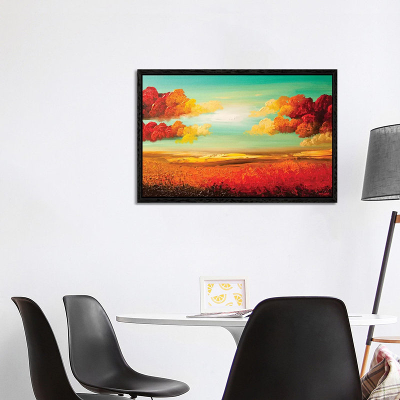 Heaven's Gate by Osnat Tzadok - Painting on Canvas, Black Framed, 101.6 cm H x 66.04 cm W