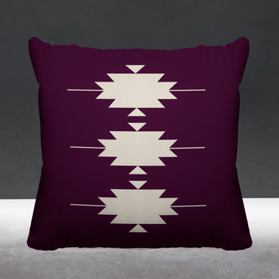Sike Outdoor Reversible Throw Pillow
