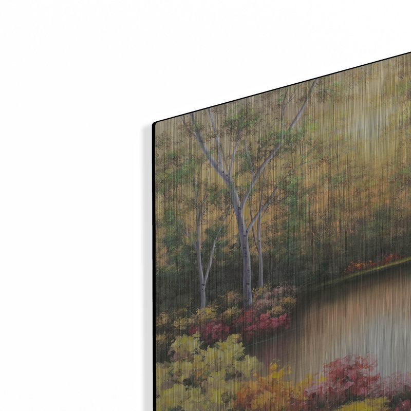 «Bursting in Autumn» par Diane Romanello, art mural en métal, H 16 po x l 24 po
