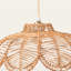 Abat-jour suspendu en rotin naturel Octavia