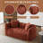  Compression Bean Bag Sofa Large Bean Bag Chair Tufted Loveseat-579558653