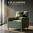 Stylish Convertible Sleeper Sofa Chair Bed| Multi-Functional Furniture with Soft Teddy Fabric-1948854