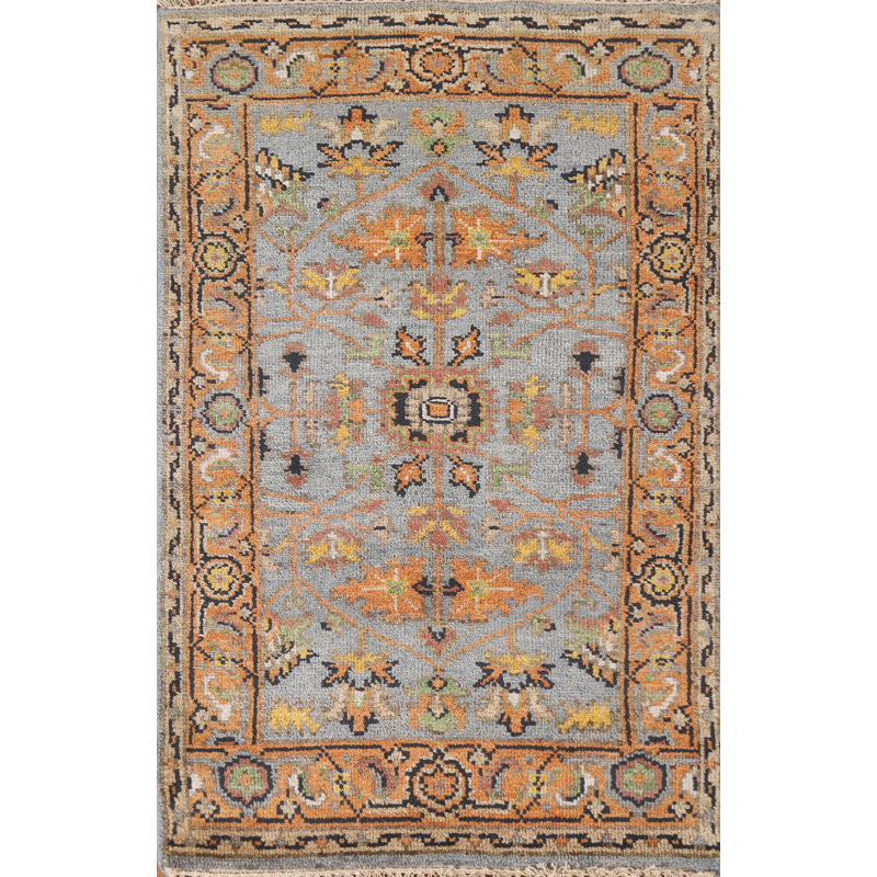Handmade Traditional  Indian Wool Rug 3x5