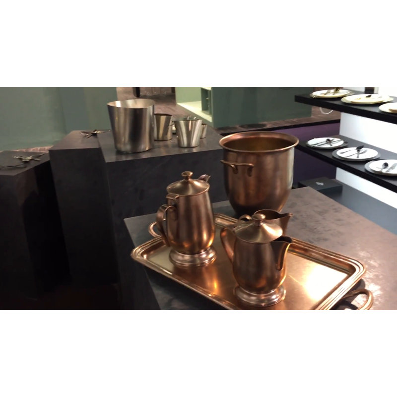 Elegant Vintage 7-Piece Stainless Steel Serving Set