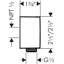 AXOR Showersolutions Wall Outlet Square With Check Valves-76773201