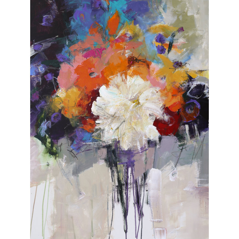 Hello There Print by Elizabeth Chapman, 32" H x 24" W, Black Framed Canvas