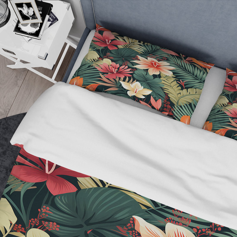 Ensemble de housse de couette Jungle, Housse de couette pour grand lit