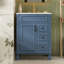 Meuble-lavabo 24 po avec lavabo en céramique, petite armoire de salle de bain, armoire moderne avec 2 tiroirs et tablette réglable-126233861-126233860