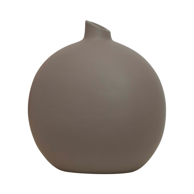 Cyna Ceramic / Porcelain Table Vase, Taupe