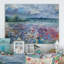 «Scenery Wildflowers Blooming», peinture sur toile-513324208-513324219