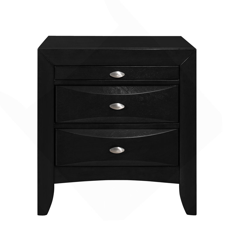 Table de chevet noire Lucille