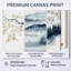 Starlight Serenade in Winter Landscape I - Art mural paysages, paysages modernes 2 pièces-902904005-902904009