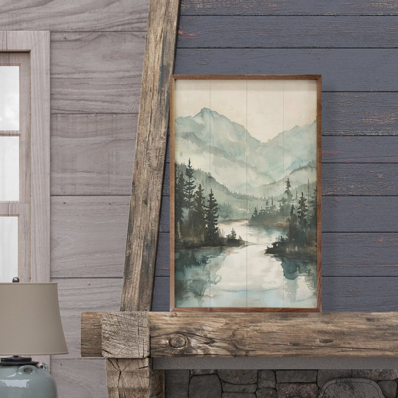 Mountain River View By LSR, 8" H x 5" W