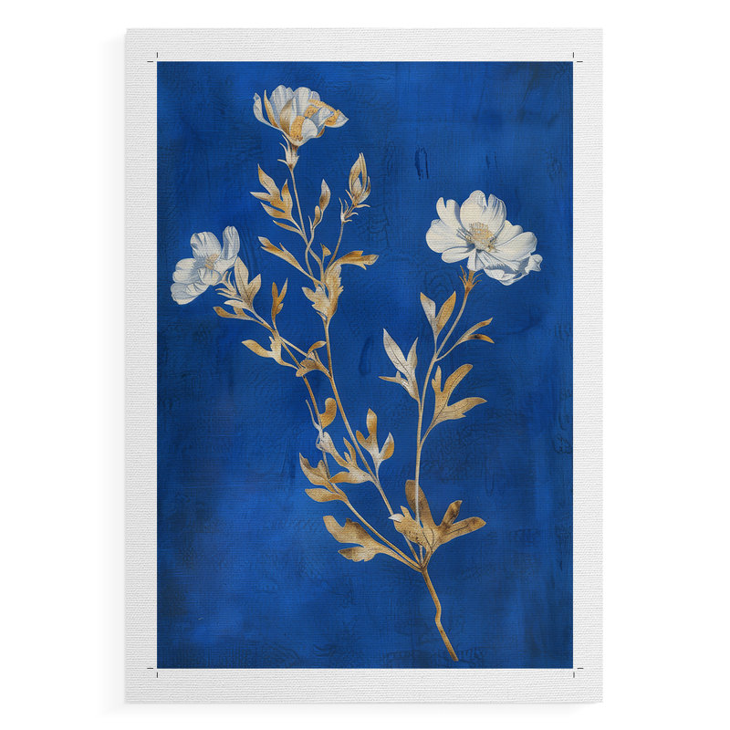 Série FLORAL Lxxiv - impression sur toile seulement - non encadrée, H 48 po x l 32 po