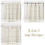 Windowpane WP Linen Blend Blackout Curtain Pair-129972301-129972302