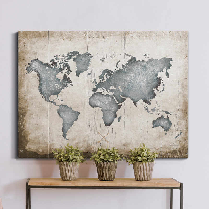 " Industrial Map ", 48" H x 36" W x 1" D