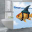 Rideaux de douche Fun Goldfish Shark Fin, 71X71