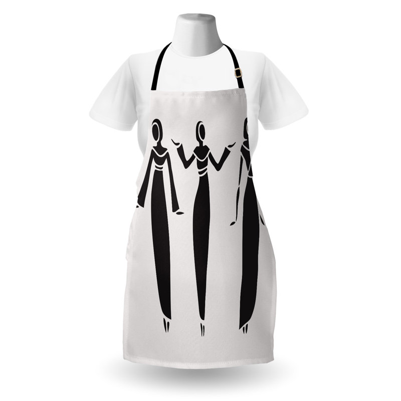 No Pattern Bib Apron