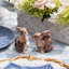 Clever Creatures Bunny Salt And Pepper Set/2Pc - Napoleon & Josephine - Multi