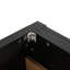Tablette de meuble-lavabo noir 30 po Chestnut