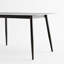 Grande table rectangulaire avec base en métal solide-285851103