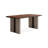 Nut-brown+Beige Rectangular Manufactured Wood desk-2059656875