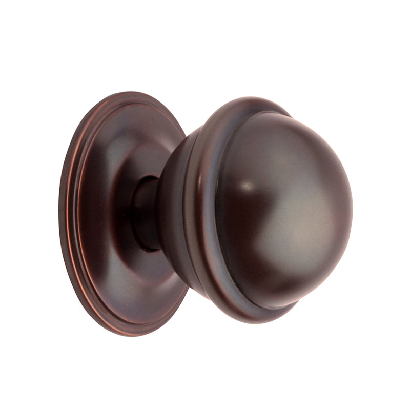 Rocher Round Knob, Bright Chrome, 1.38" H x 1.37" W x 1.37" D