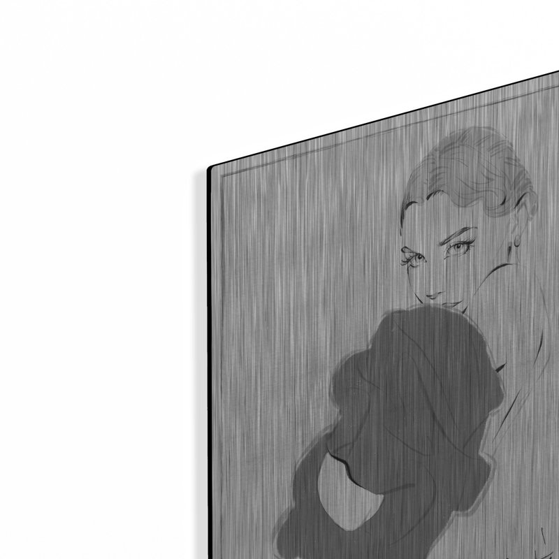 «37 Over The Épaule» par TM Borenstein, H 16 po x l 12 po