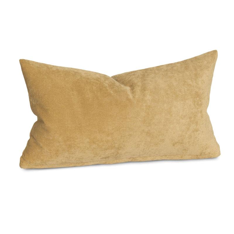 Wein Throw Pillow Cover & Insert, Rectangle 12"H x 21"W, Coffee Bean, Feather