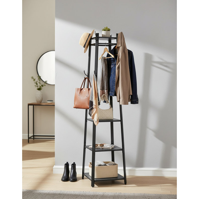 Freestanding 8 - Hook Coat Rack