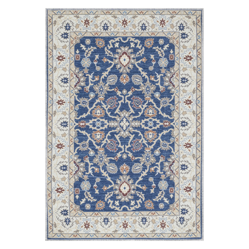 Tapis rectangulaire Roei avec envers antidérapant, Rectangle 5 pi x 7 pi 1 po