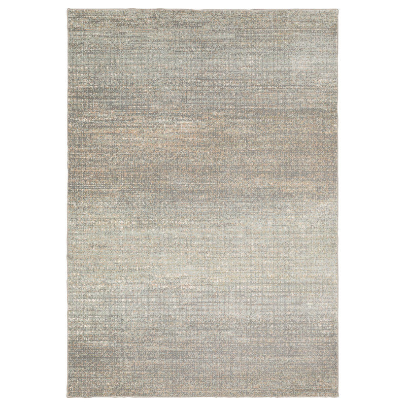 Tapis gris Abeeda, Rectangle 9 pi 10 po x 12 pi 10 po