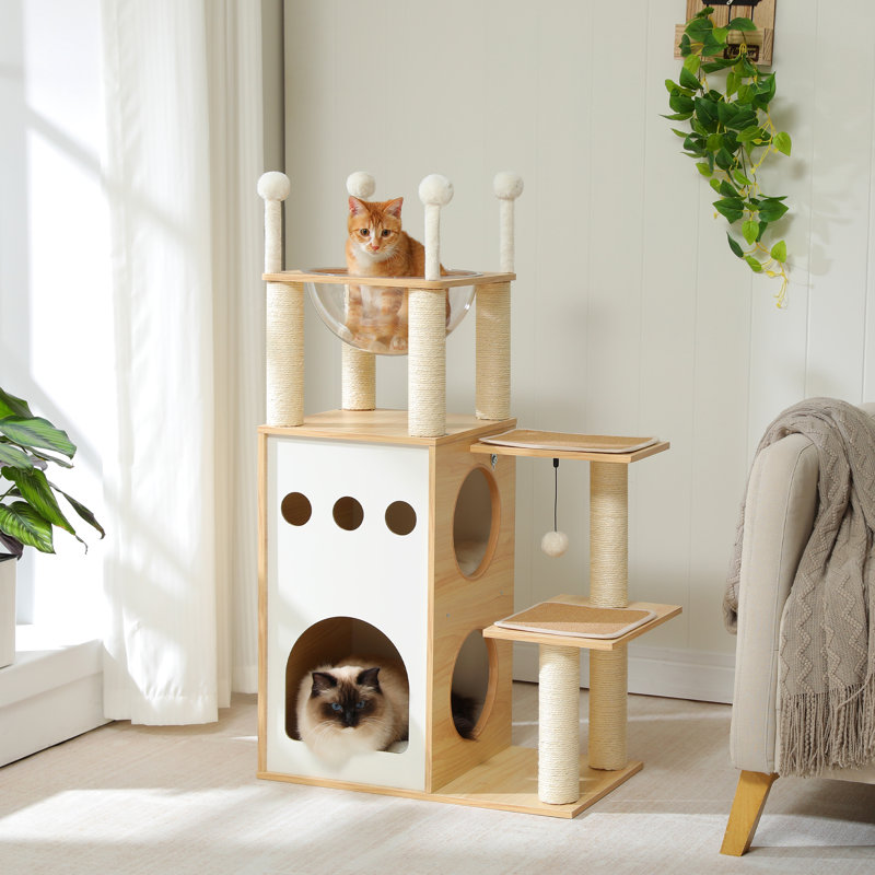 Arbre à chat 51 po, Beige