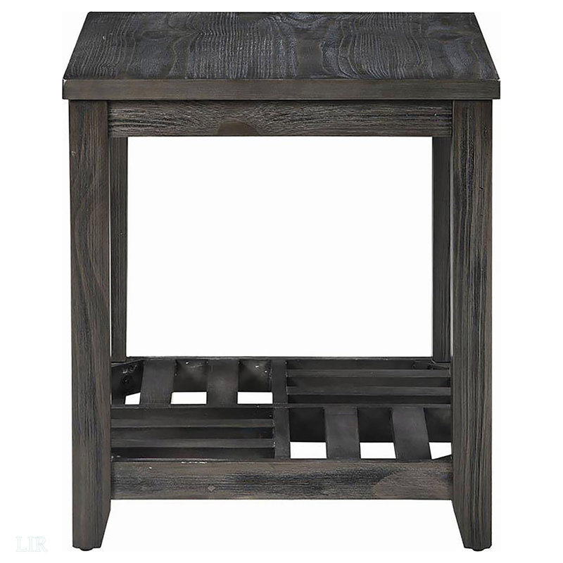 Grey Rectangular End Table, End Table
