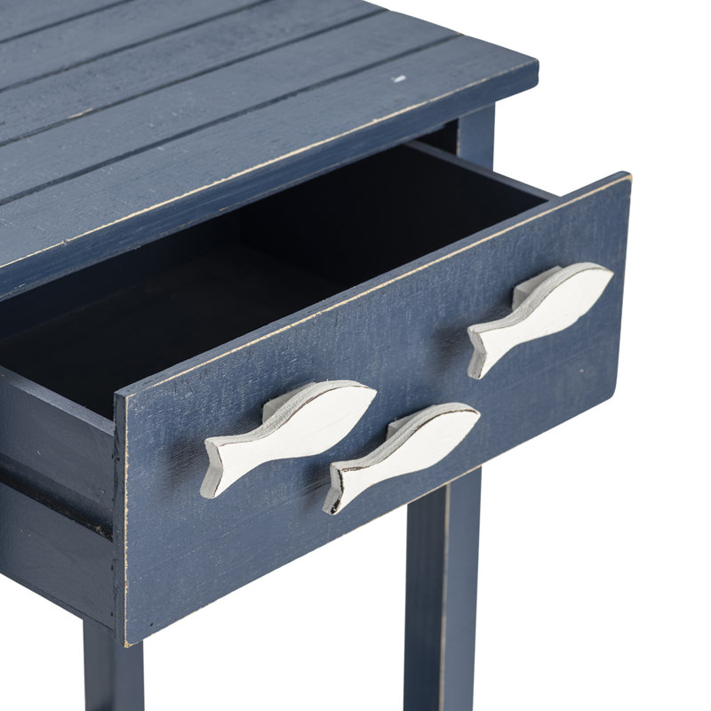 Harr Solid Wood End Table with Storage