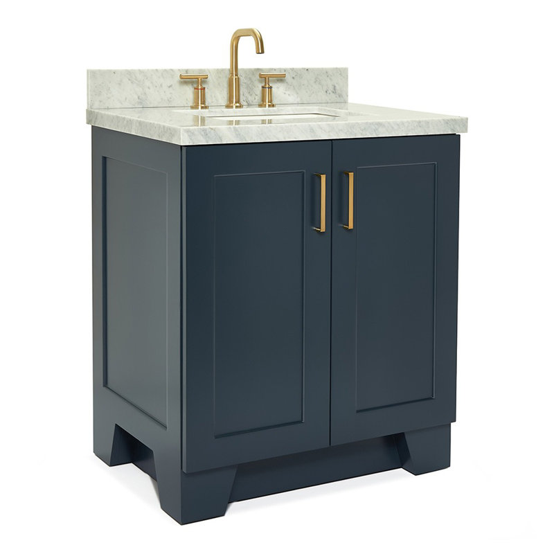 ARIEL TAYLOR 31 IN RECTANGLE SINK VANITY, Midnight Blue, Rectangle
