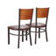 Chaise d'appoint en brun