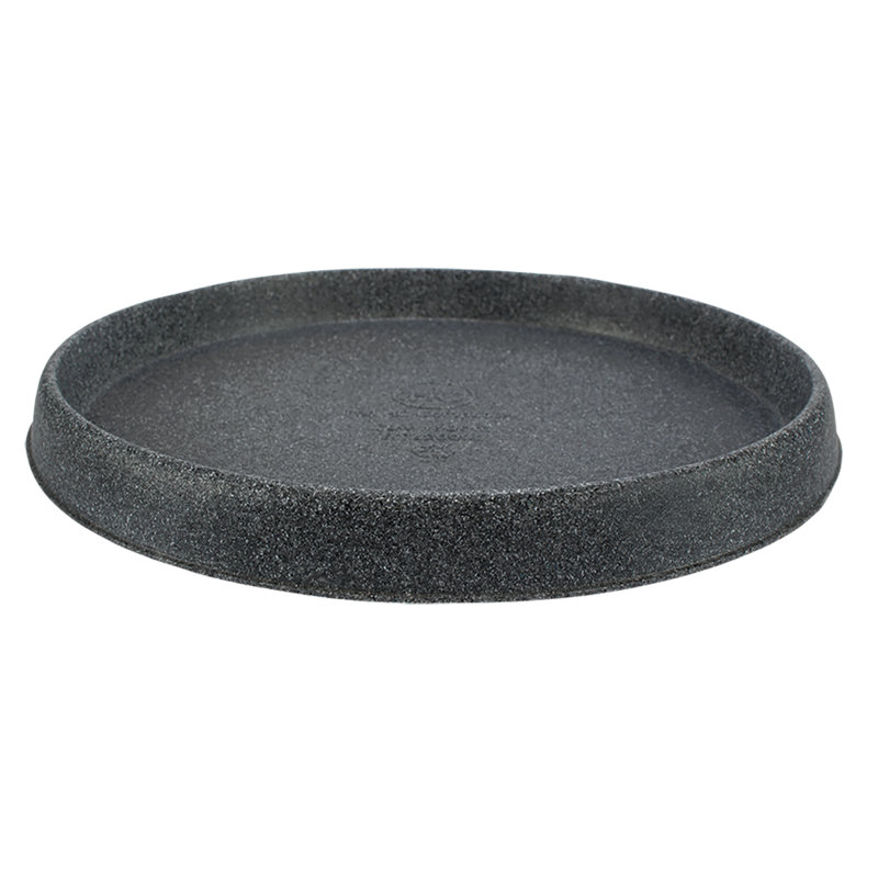 Ensemble de soucoupes pour plantes 2 pièces Traylen, Granit