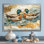 «Donat Ducks Love The Lake Landscape II - Duck», art mural
