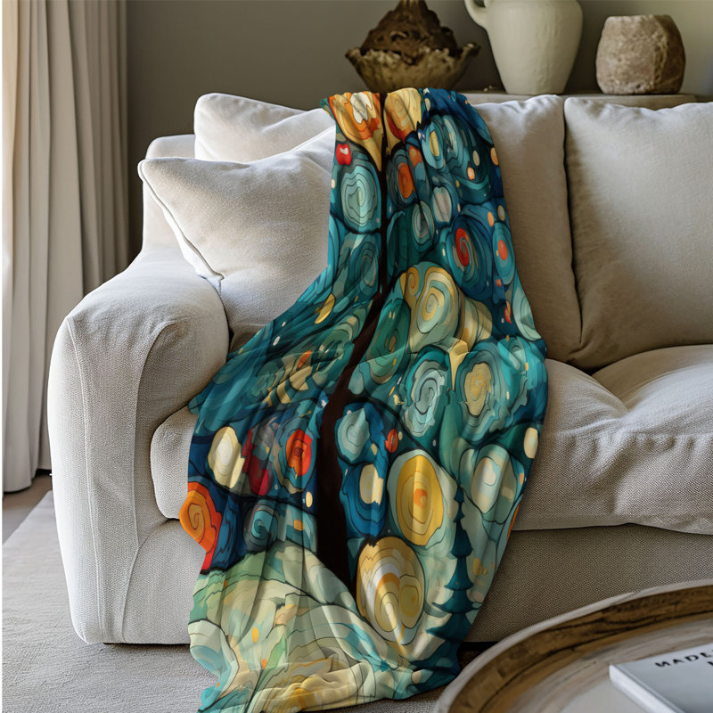 Holiday Tree - 1 Piece Premium Blanket, Twin