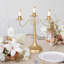 Décorations de table romantiques avec chandelier, décorations pour la maison