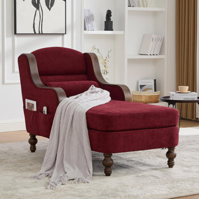 Fauteuil-lit rembourré en tissu
