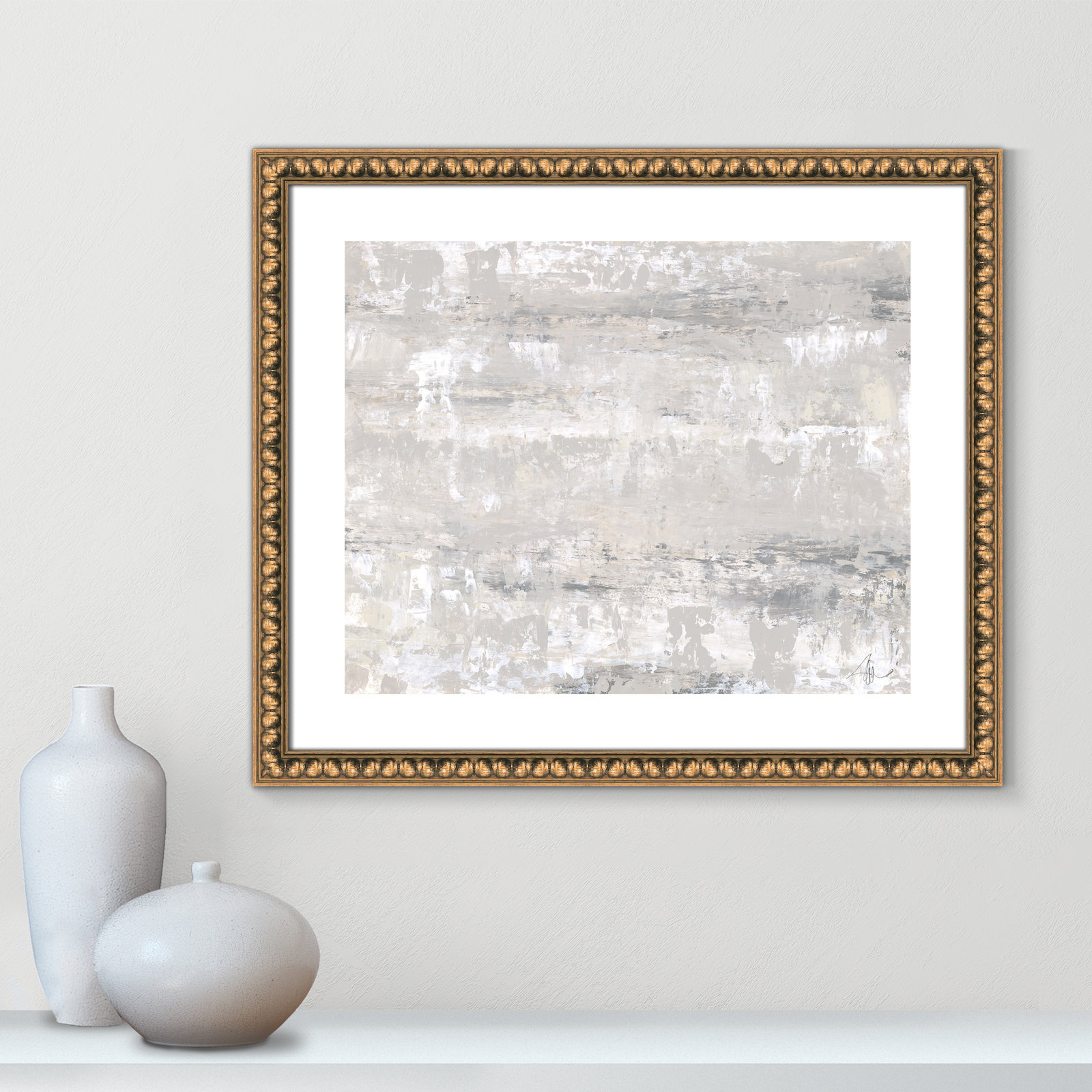 Tryston "Desert Winds" Print by Filippo Ioco, Gold Bead Framed Paper, 21.5" H x 25.5" W x 1.13" D
