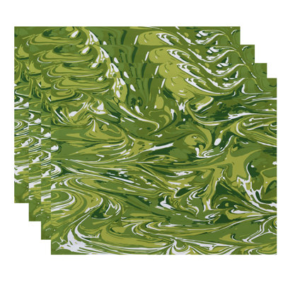 Amatul Polyester Geometric Rectangle Placemat
