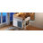 Full Size Loft Bed With Storage Cabinet, Wardrobe And LED-1779386908