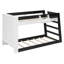 Lit superposé simple XL avec étagères de rangement et panier de rangement pour la barrière de sécurité-1357015932