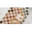 Machine Woven Shaggy Chequered Multico Area Rug-1351895704