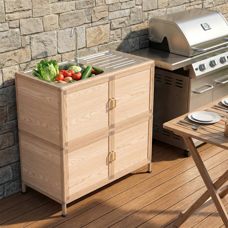 Utility Sink with Cabinet